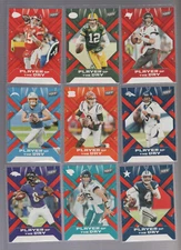 2022 PANINI PLAYER OF THE DAY FOOTBALL COMPLETE 1 - 50 ERROR NO NAME -  NO LOGO