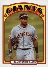 Luis Alexander Basabe RC 2021 Topps Heritage High Number #650 SF Giants Rookie
