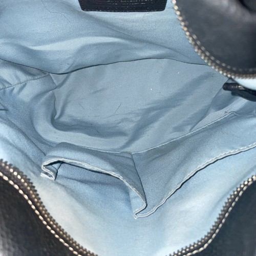 Coach Black Leather Shoulder Bag Silver Hardware - Picture 7 of 7