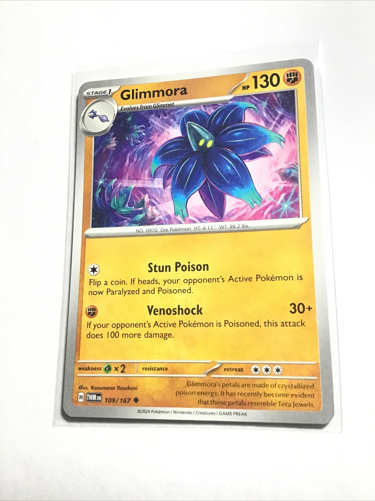 GLIMMORA - 109/167 - Twilight Masquerade - Pokemon Card - NM