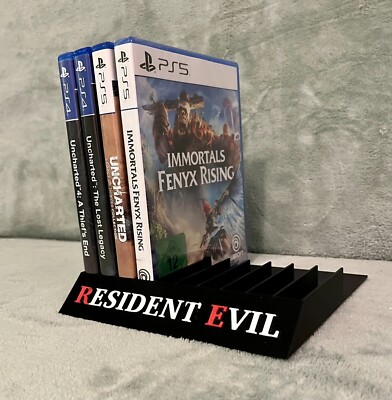 Residen Evil - PlayStation 4 , PlayStation 5 - Vitrinenschuber - Spieleständer