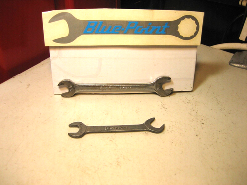 Blue-Point BY SNAP-ON Supreme 3/8" & 7/16" Double Open-End Wrench PLUS EXTRA