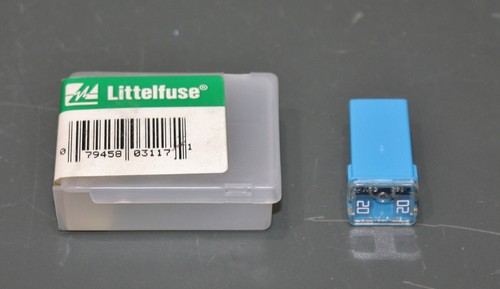 (10) Littelfuse JCASE Fuse JCAS020X, 20A Blue, 32VDC, Automotive Circuit Breaker - Picture 2 of 5