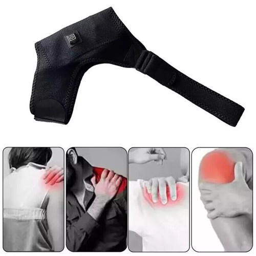 Electric Heated Shoulder Wrap Brace Rotator Cuff Support Relief Pain Women&Men - Picture 2 of 14