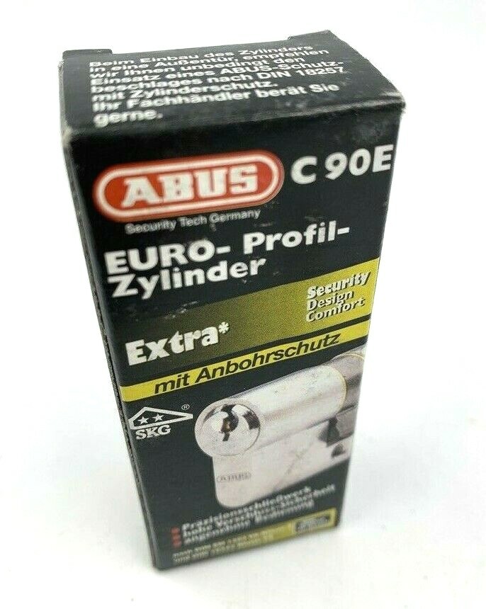 ABUS C90E BRASS EURO PROFILE CYLINDER 30/35 64MM
