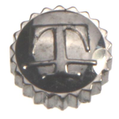 Couronne De Montre Tissot Plaquée Or - Diamètre 5.5 Mm, Hauteur 1.6 Mm, Occasion