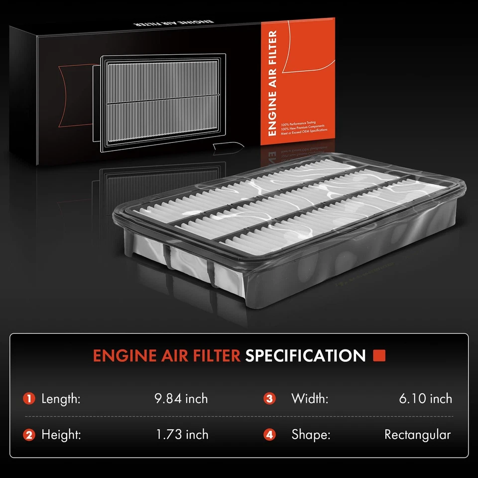 1x Engine Air Filter for Toyota Corolla AE101 AE82 Celica MR2 Holden Apollo Nova - image 2 of 4