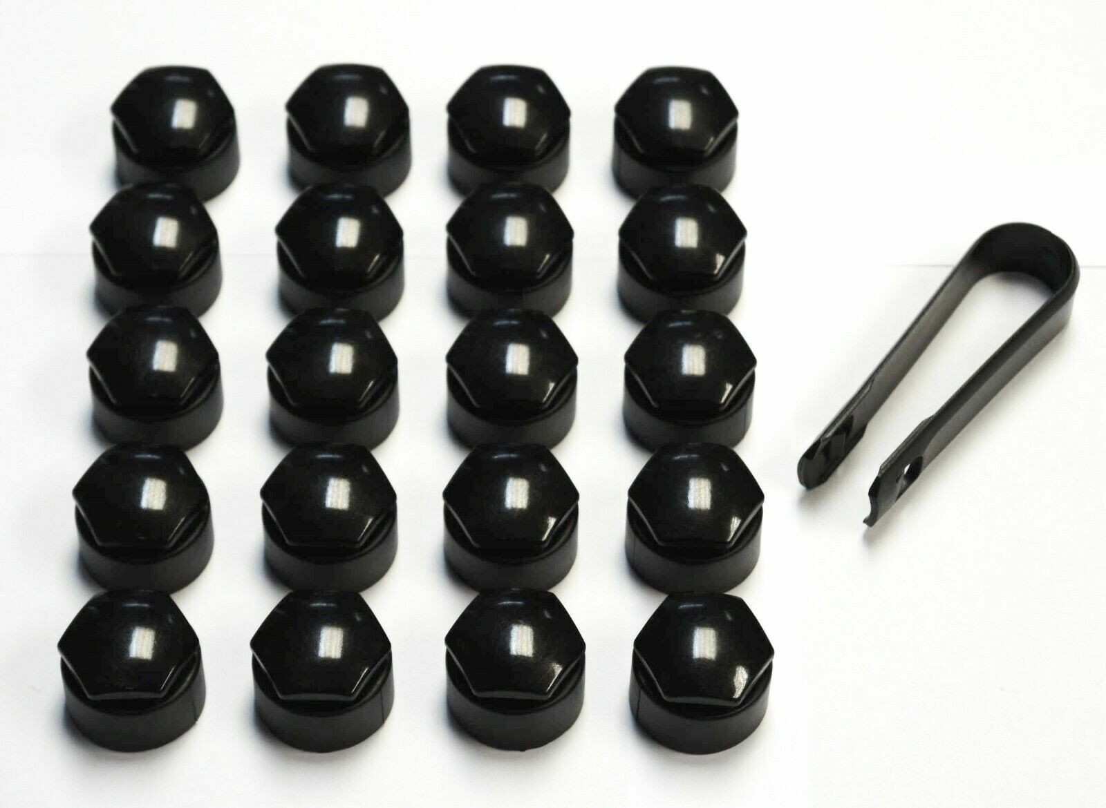 WHEEL NUT COVERS AUDI A1 A2 A3 A4 A5 A6 A8 TT 17mm BOLT LOCKING CAPS