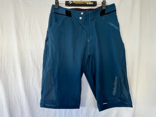 Troy Lee Designs TLD Mens Downhill Ruckus Shorts Shell Slate Blue 32 CLOSEOUT