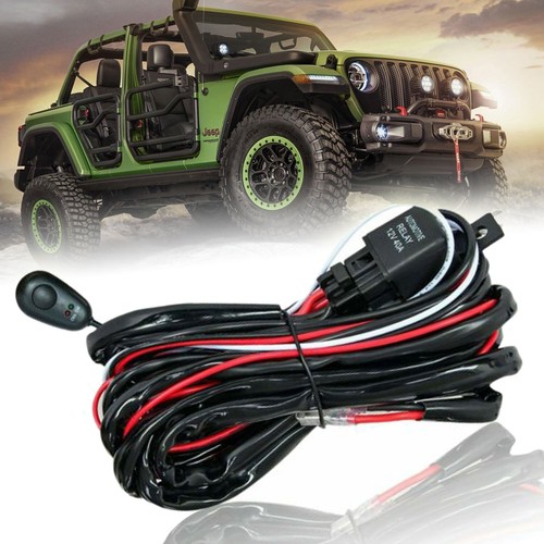Universal 12V 40A Wiring Harness With On/Off Switch Kit