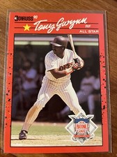 1990 Tony Gwynn All Star Donruss #705 ERROR CARD Performance error Mint