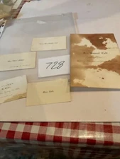 728 COLT FIREARMS COLONEL SAMUEL & MRS SAMUEL COLT CALLING CARDS APPOINTMENT