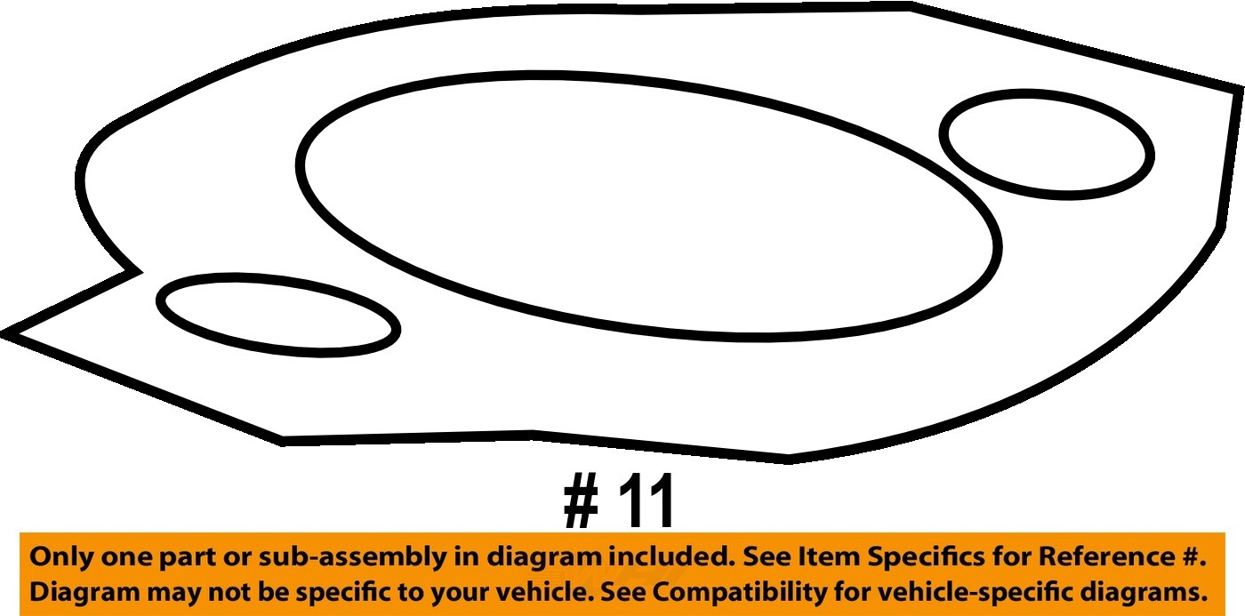 GM OEM 17-25 Sierra 2500 HD Egr System-Inlet Pipe Gasket 12648141