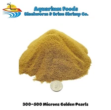 Golden Pearls 300-500 microns  Fry, Coral, Reef Tanks, Baby Food, Betta, Discus