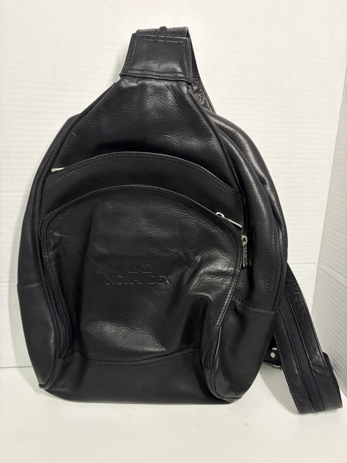 Piel Leather Backpack, Adjustable Strap, Multi Pockets Noran