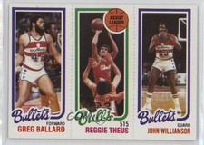 1980 Topps Greg Ballard Reggie Theus John Williamson #252-43-245 Rookie RC 0z0n
