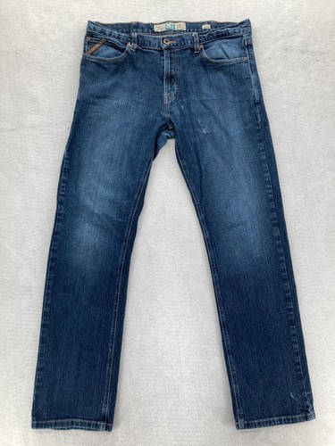 Ariat Jeans Herren 36x34 Blau M7 Slim Fit Straight Leg Fremont Legacy Stretch Work