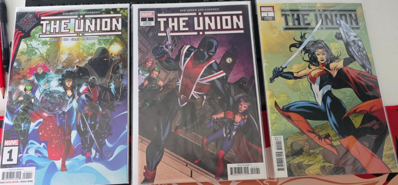 The Union Comic Lot x16 #1-5 Variants 1:50 Marvel UK Union Jack Britannia