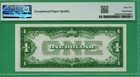 LOW FOUR DIGIT SERIAL - A 00004156 A - 1928 $1 USN - Fr 1500 - PMG GEM 65 EPQ — photo 2