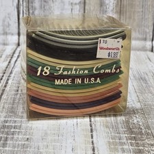 Vintage 1980  s Multicolored 20 Pack of Hair Combs Styling