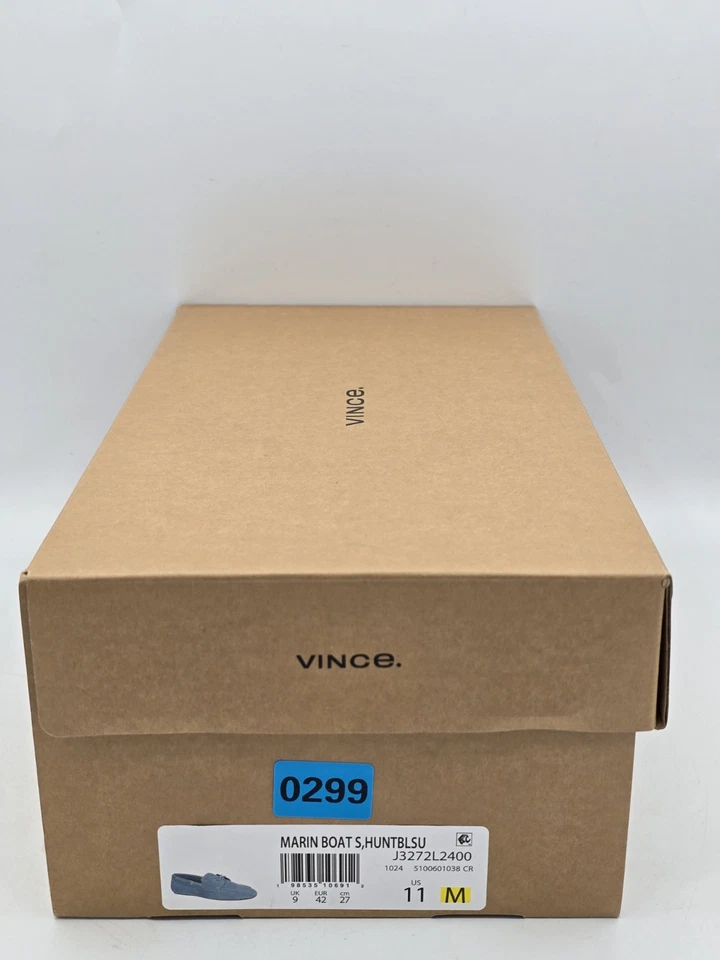 Mocasín de gamuza Vince Marin para mujer azul caza - talla 11 M - nuevo en caja Foto 2 de 4