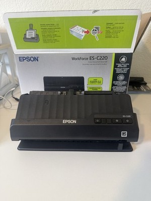 $100 Off Epson WorkForce ES-C320W Wireless Duplex Document Scanner  Open Box