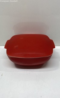 Vintage Pyrex Red Hostess Casserole Dish