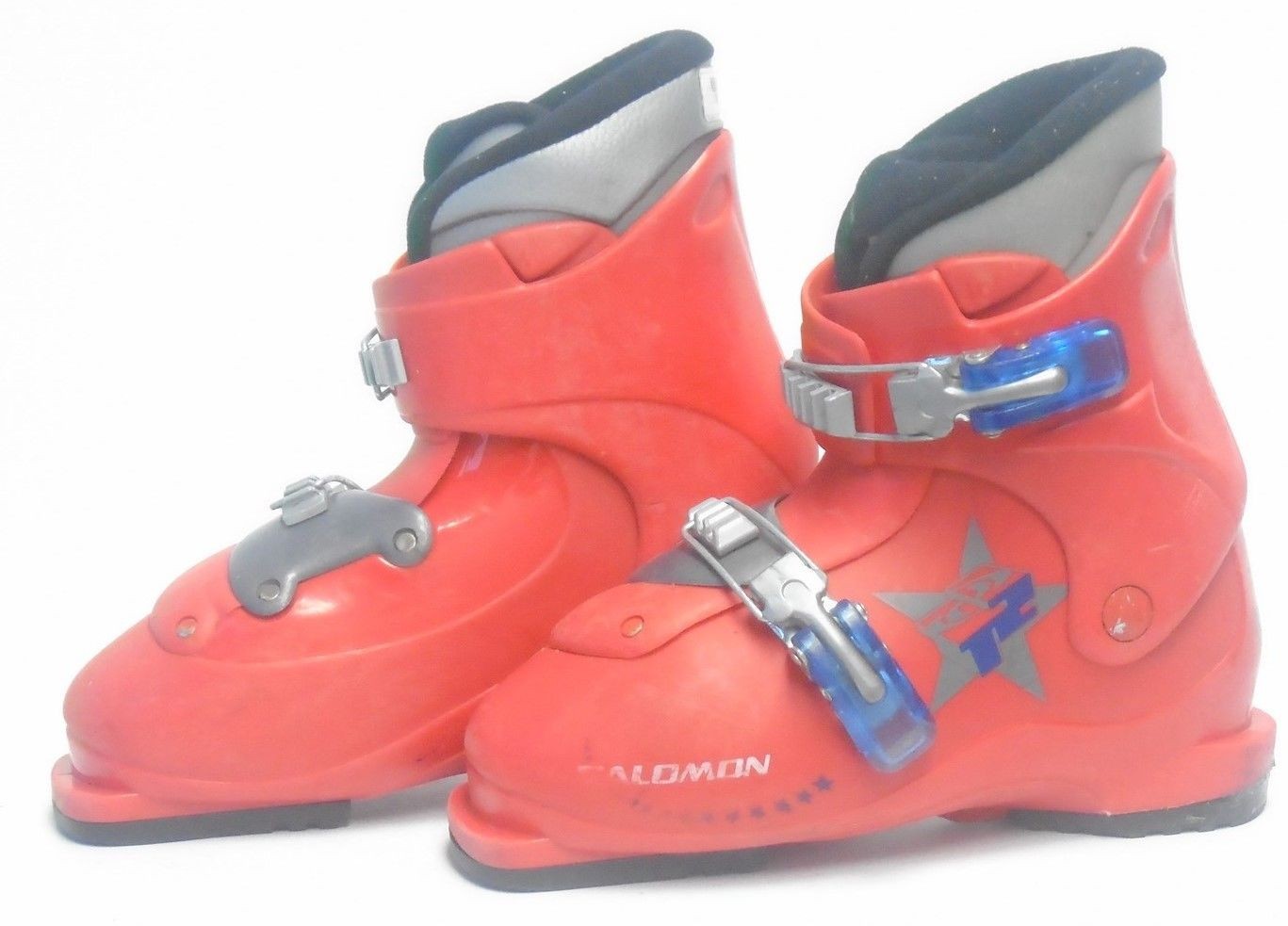 Scarponi da sci bambino Salomon Performa T2 taglia 12 Mondo 18 usati