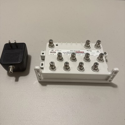 PCT VC-F19A 8-Port Active Return Zero Signal Loss CATV Amplifier w/ MoCA Filter