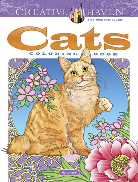 Creative Haven Cats Coloring Book by Marty Noble (Paperback Book)