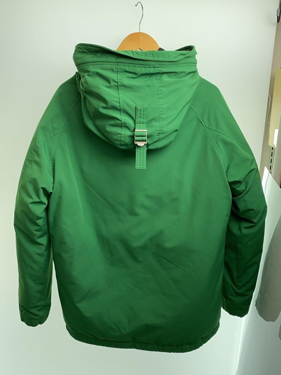 Schott down jacket L Polyester Green Stained Fur … - image 2