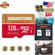 High Speed 128GB Micro SD Card 4K Recording Camera Drone 100/50 MB/s 5-Yr DR