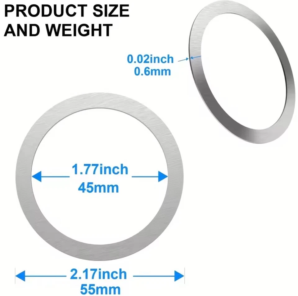 Universal Adhesive Metal Ring -- Magnetic Magsafe Phone Charger Stand - Image 2 of 4