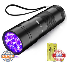 Vansky 12 LED UV Blacklight Urine Detector for Pet Stains Scorpions  ID Auth