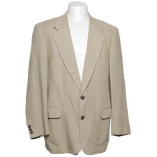 McPercy, Blazer, Gr&ouml;&szlig;e: 50, Beige, Acetat/Polyamid/Seide/Viskose/Wolle #psu
