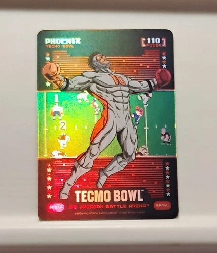Bo Nix `Phoenix` Tecmo Bowl (BRAWL) Battlefoil - 2026 BJ Battle Arena