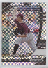 2020 Panini Prizm Draft Picks Power Plaid Prizm 7/35 Carter Baumler #PDP133 1b3