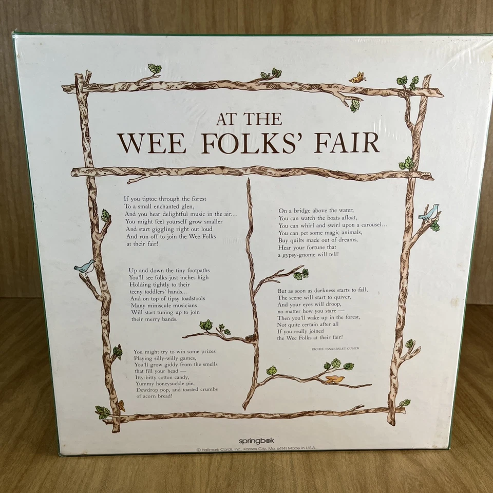 Vtg Springbok At the Wee Folks Fair 1000 Pc King Size Jigsaw Puzzle New Sealed - Image 3 of 4