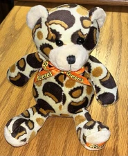 Reese's Plush Bear By Galerie Candy & Gifts (Like Beanie Baby Size) Brand New