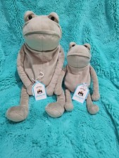 Jellycat Fergus Frog Little And Medium 8" 12" Set Lot 2 - Heritage Collection