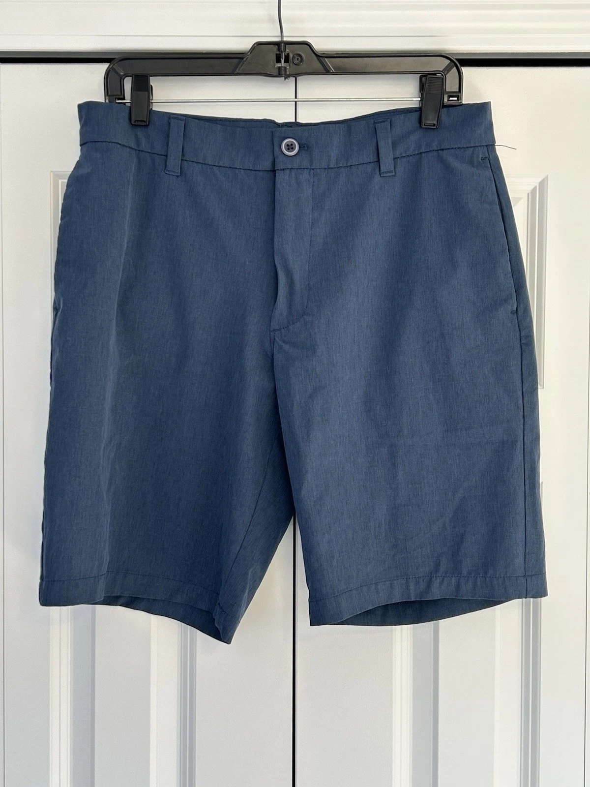 IZOD Men Hybrid Performance Shorts Quick Dry Navy Sz Blue sz 32