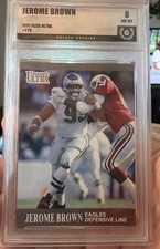 1991 Fleer Ultra - Jerome Brown #228 graded 8 NM—MT Philadelphia Eagles