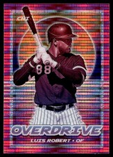 2021 Panini Chronicles Overdrive Pink Pulsar #15 Luis Robert