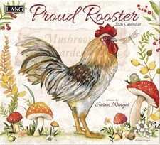 Companies, Proud Rooster 2026 Wall Calendar by Susan Winget, 13.4'' X 12'', 12-M