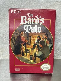 The Bard's Tale NES, 1991 Complete In Box With Foam - Works, Tested