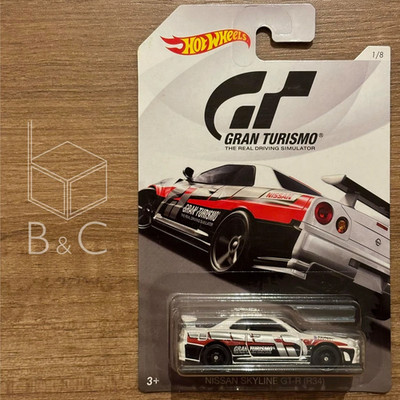 Hotwheels HW Hot Wheels Nissan Skyline GT-R (R34) (Gran Turismo Series)