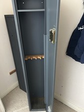 Metal Gun Safe Shotgun Cabinet Dual Lock