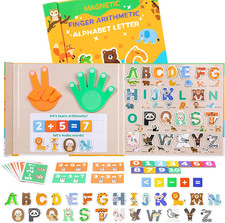 Magnetic Letters and Numbers for Kids 3-6  Animal-Shaped Fridge Magnets  2-In-