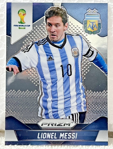 2014 PANINI PRIZM WORLD CUP LIONEL MESSI BASE CARD  *NM-M*