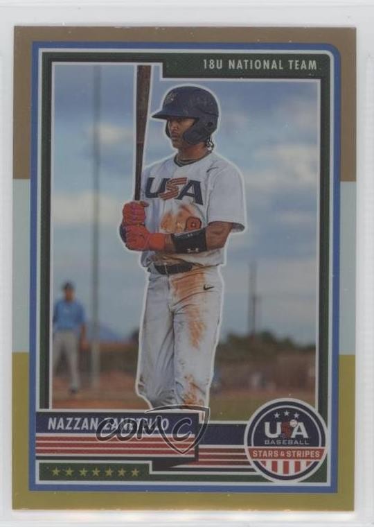 2023 Panini USA Baseball Stars & Stripes Nazzan Zanetello #20 0w7